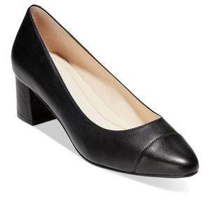Cole Haan women’s go-to black walkable heels waterproof comfort cushion shoes